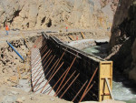Werk aan de Paso de Agua Negra