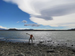 'Dansen' langs de Laguna Blanca