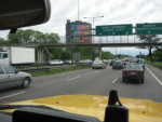 De eerste kilometers op de Pan-america