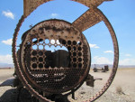 Cementario con locomotivos