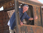 Machinist met pet