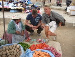 Dagelijkse boodschappen op de markt