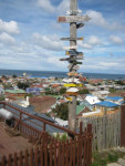 Mirador boven de stad