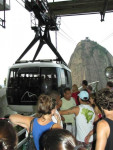 Met de kabelbaan naar de Pao de Azucar