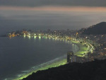 Copacabana na zonsondergang