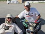 Aussie ´Bones´ en zijn Argentijnse fietsmaatje Daniël