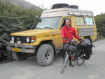 Wereldfietser Stijn Klerk in N.P. Torres del Paine