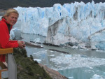 Perito Moreno, wachten tot een stuk ijs naar beneden dondert