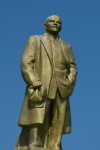 Hier staat Lenin nog steeds op een voetstuk