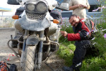 Jeffrey, Ride for peace, klaar voor vertrek
