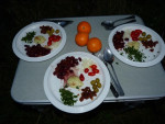 Dinner for three: voorgerecht uit onze veldkeuken