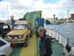 Litouwen, met de veerboot van Klaipeda naar de Koerische Haf