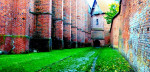 Polen, de kathedraal van Frombork met het graf van Copernicus