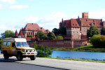 De burcht van de Duitse Orde in Malbork. 
